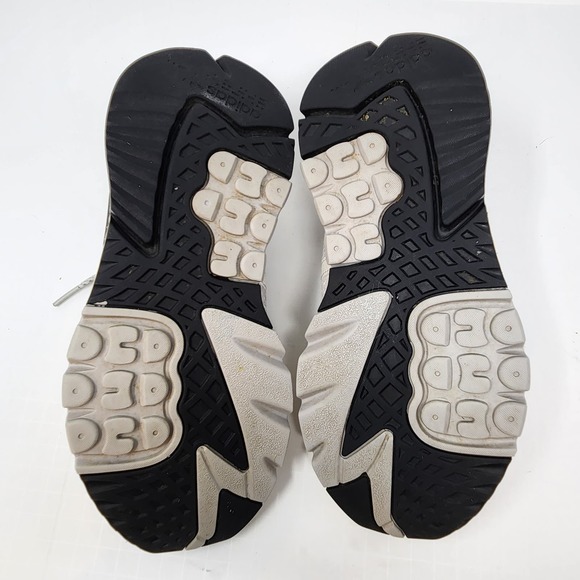 Adidas Nite Jogger Gray Soft Vision Purple Running Shoes Womens 7.5 Sneakers - Picture 9 of 9